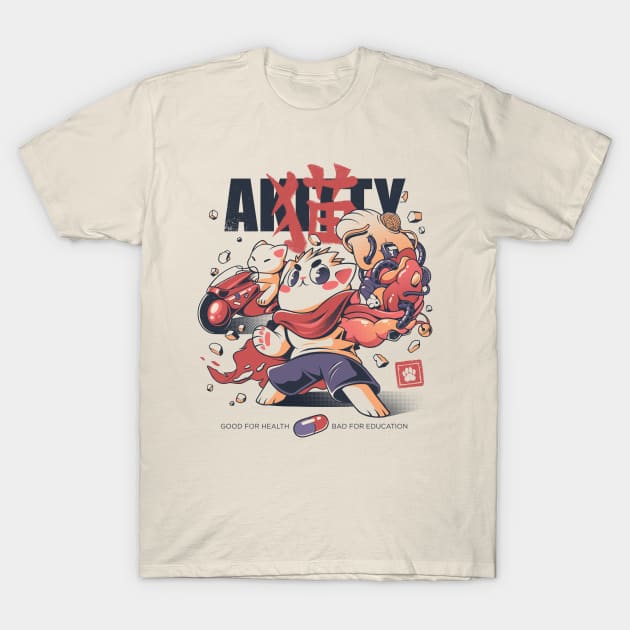 Akitty T-Shirt by Ilustrata